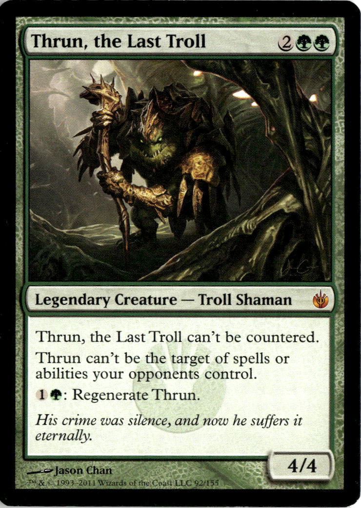 Thrun, the Last Troll | Moderately Played / English / Normal