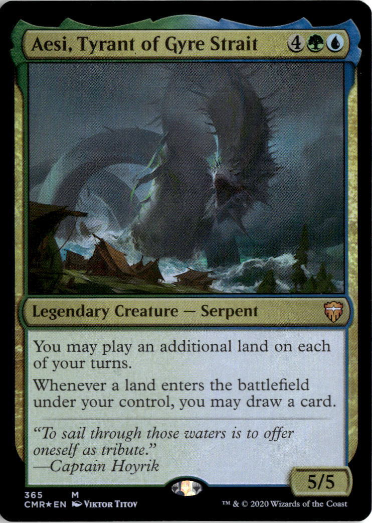 Aesi, Tyrant of Gyre Strait | Lightly Played / English / Foil