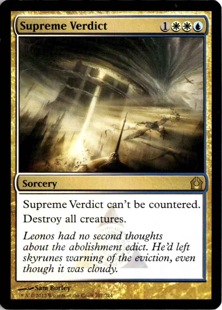 Supreme Verdict | Moderately Played / English / Normal