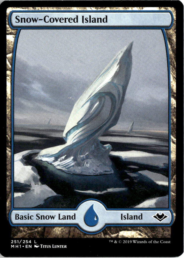 Snow-Covered Island | Moderately Played / English / Normal