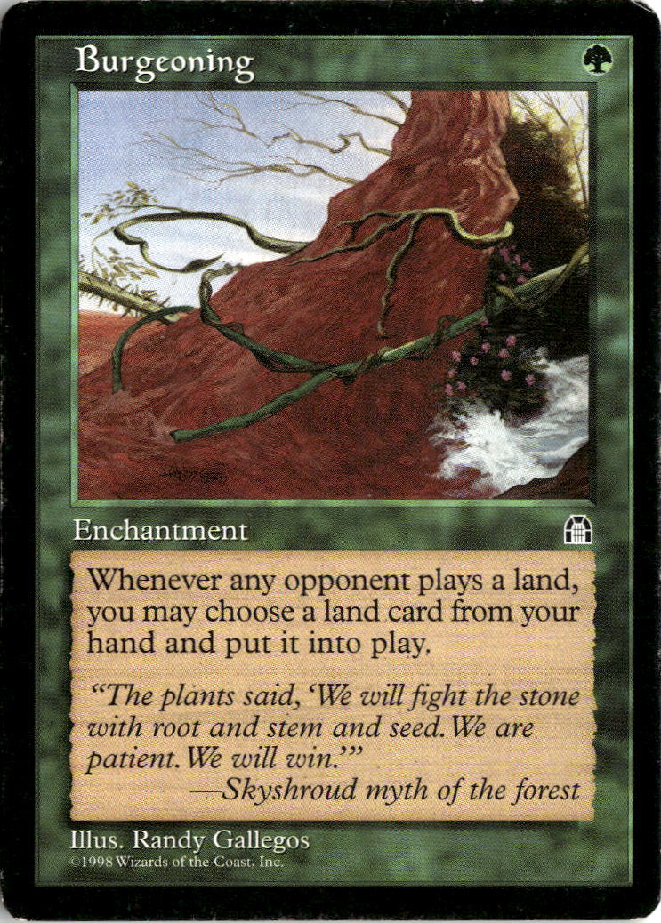 Burgeoning | Damaged / English / Normal