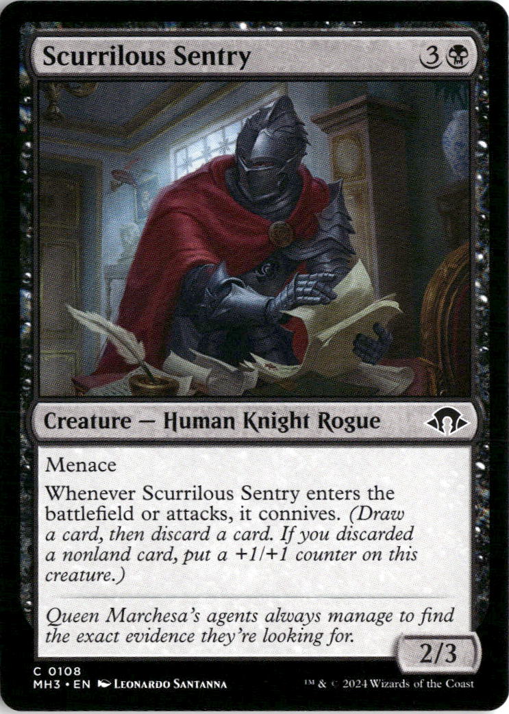 Scurrilous Sentry | Near Mint / English / Normal
