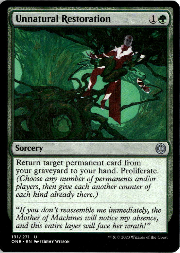 Unnatural Restoration | Near Mint / English / Normal