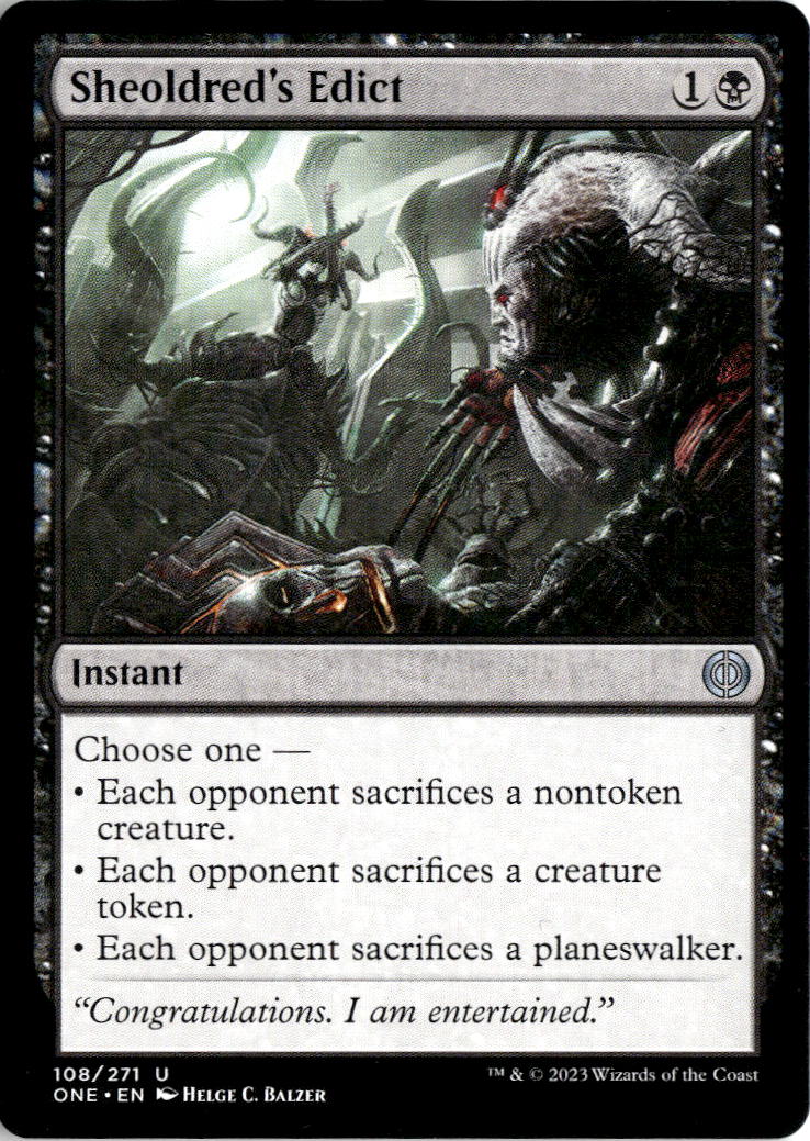 Sheoldred's Edict | Near Mint / English / Normal