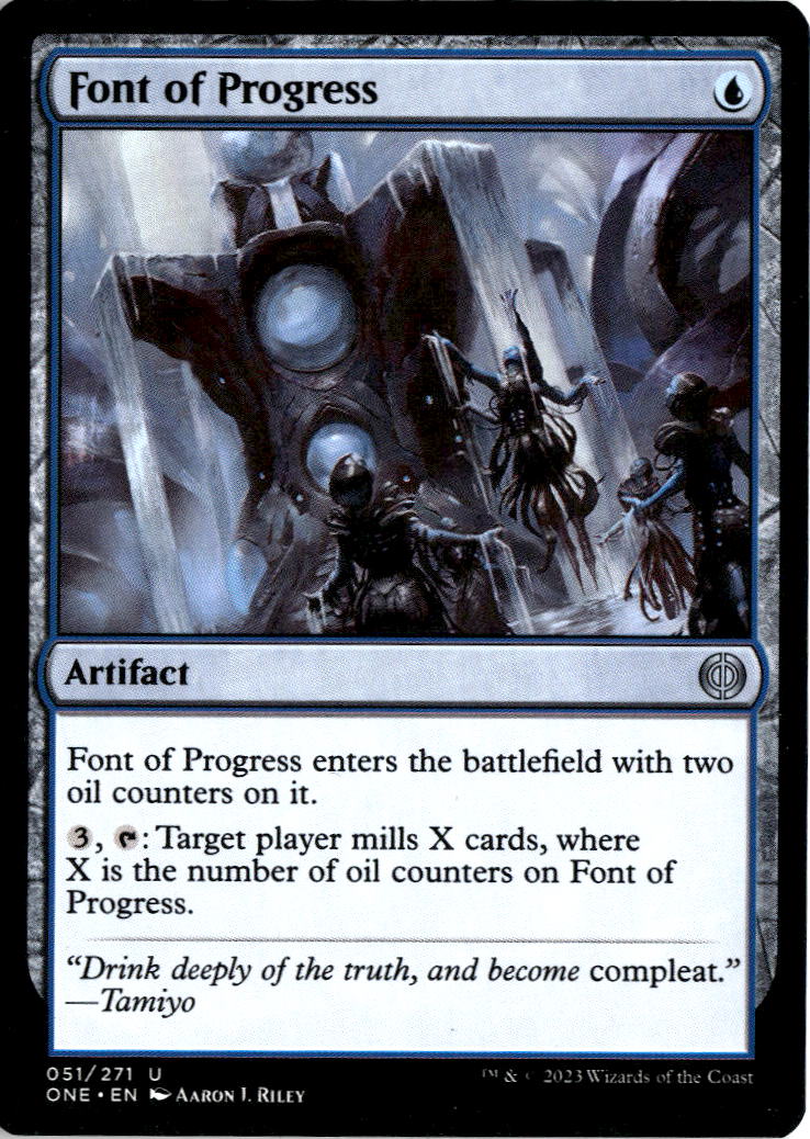 Font of Progress | Near Mint / English / Normal