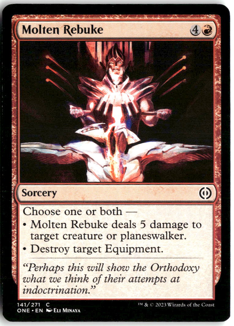Molten Rebuke | Near Mint / English / Normal