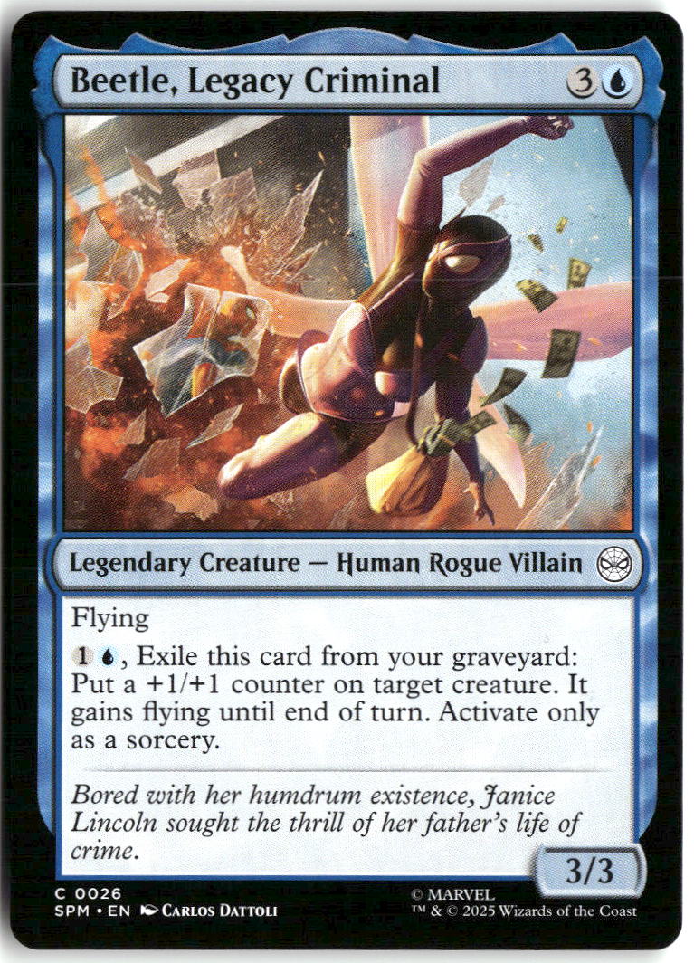 Beetle, Legacy Criminal