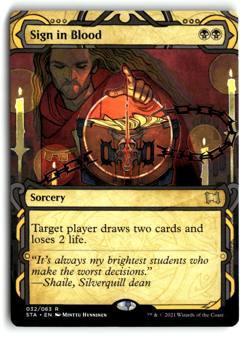 Sign in Blood | Lightly Played / English / Normal