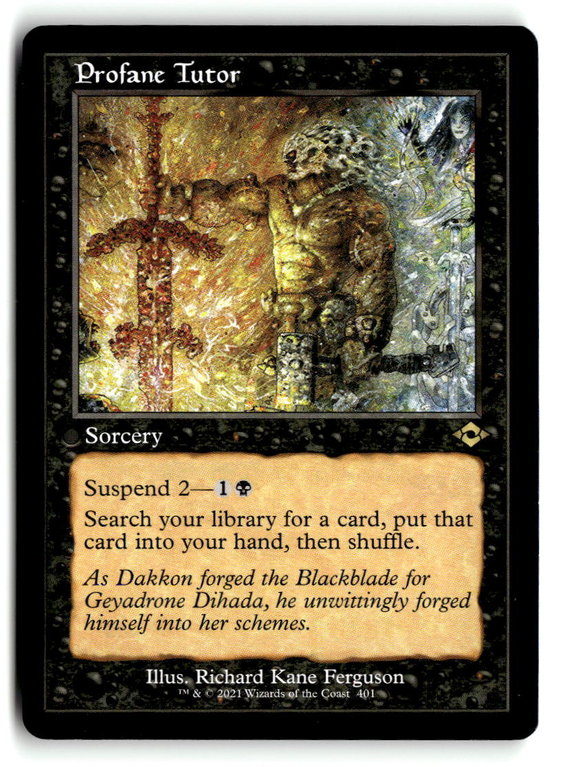Profane Tutor (Retro Frame)