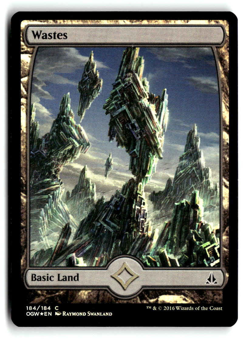 Wastes (184) - Full Art | Lightly Played / English / Foil