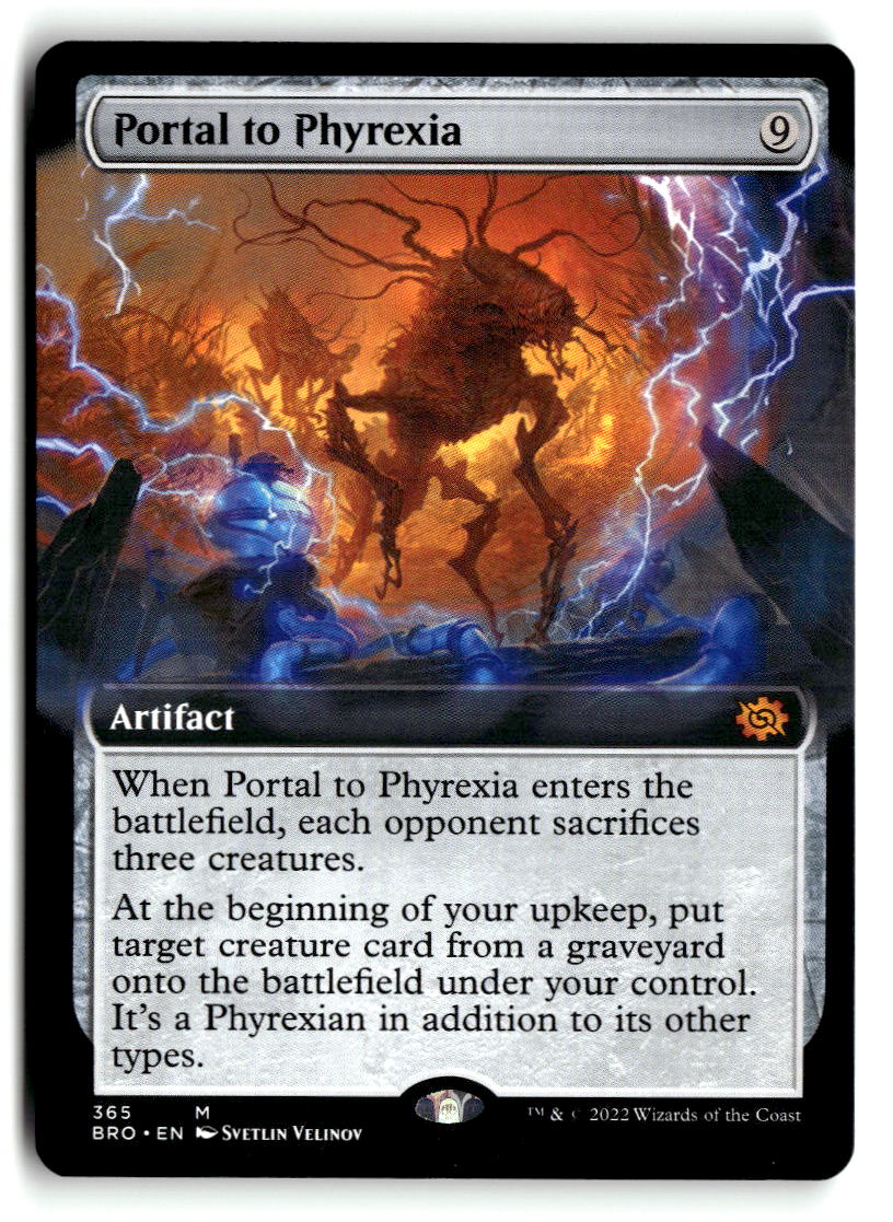 Portal to Phyrexia (Extended Art) | Lightly Played / English / Normal