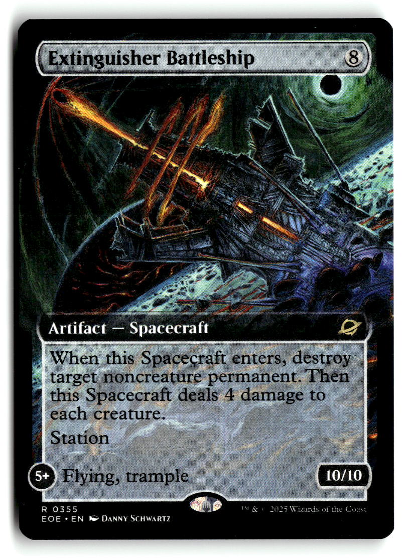 Extinguisher Battleship (Extended Art) | Lightly Played / English / Normal