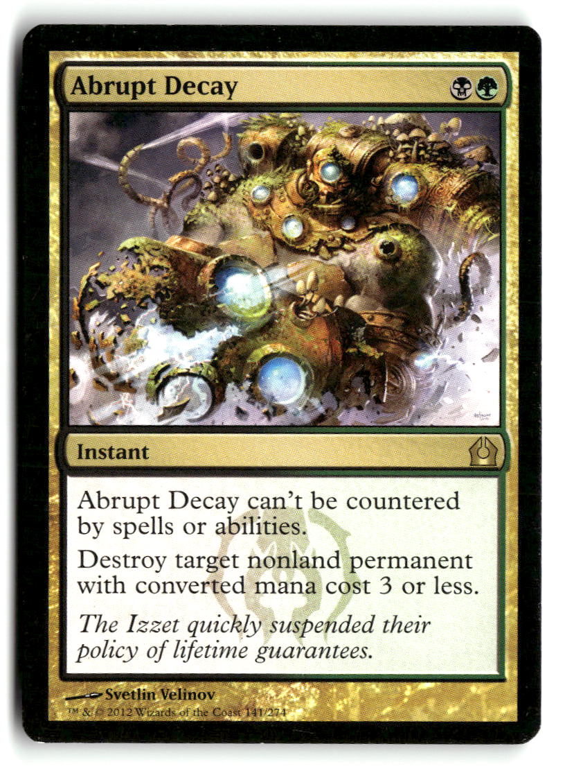 Abrupt Decay | Heavily Played / English / Normal