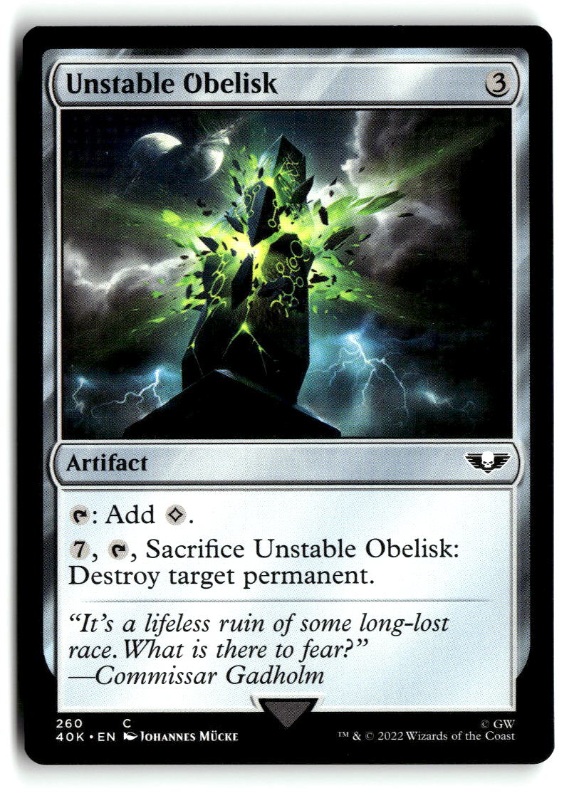 Unstable Obelisk