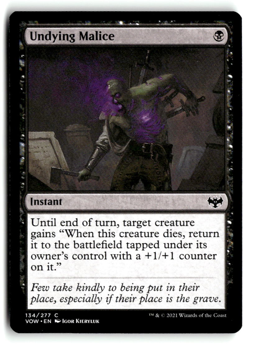 Undying Malice | Lightly Played / English / Normal