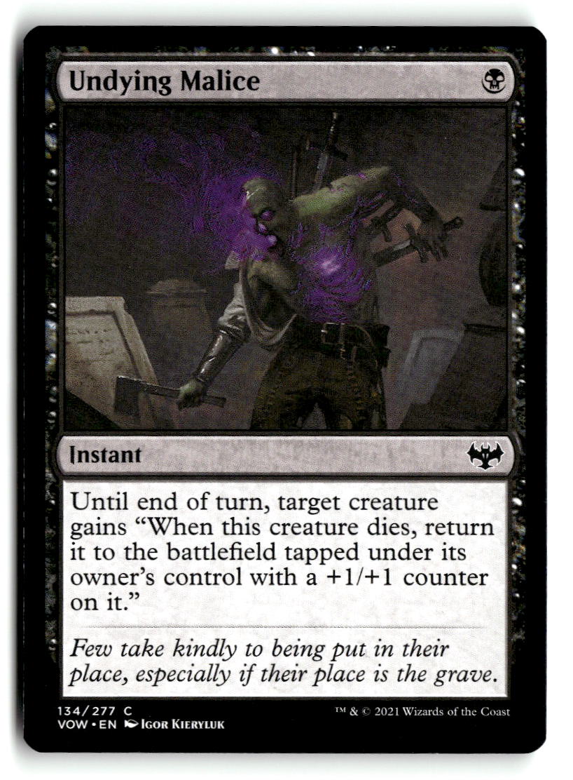Undying Malice | Lightly Played / English / Normal