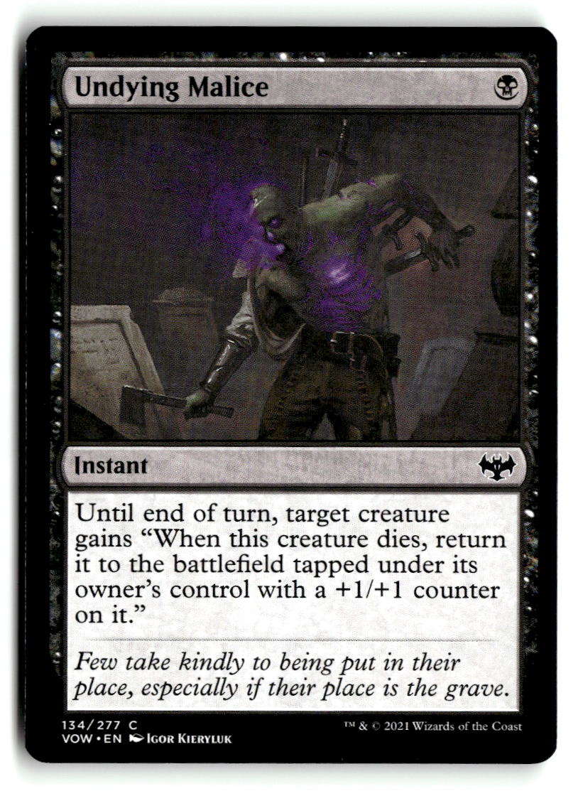 Undying Malice | Lightly Played / English / Normal