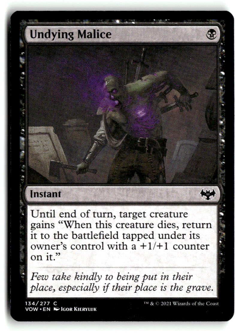 Undying Malice | Lightly Played / English / Normal