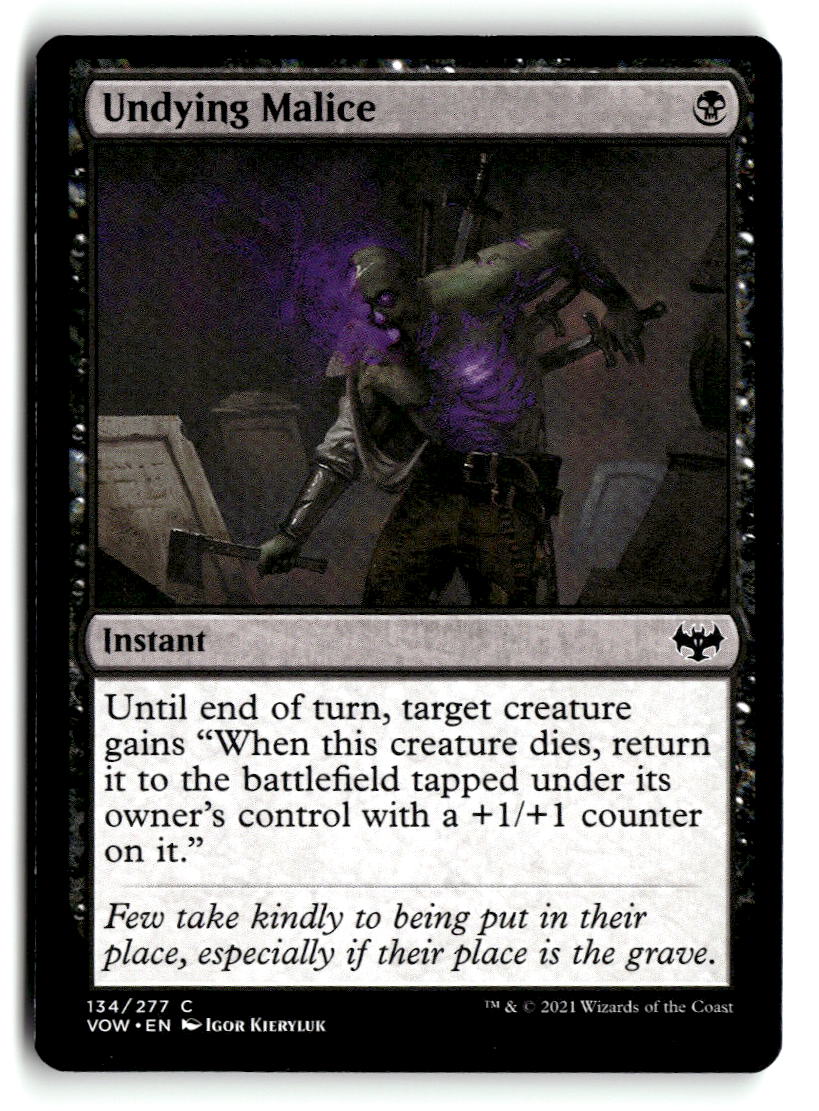 Undying Malice | Lightly Played / English / Normal