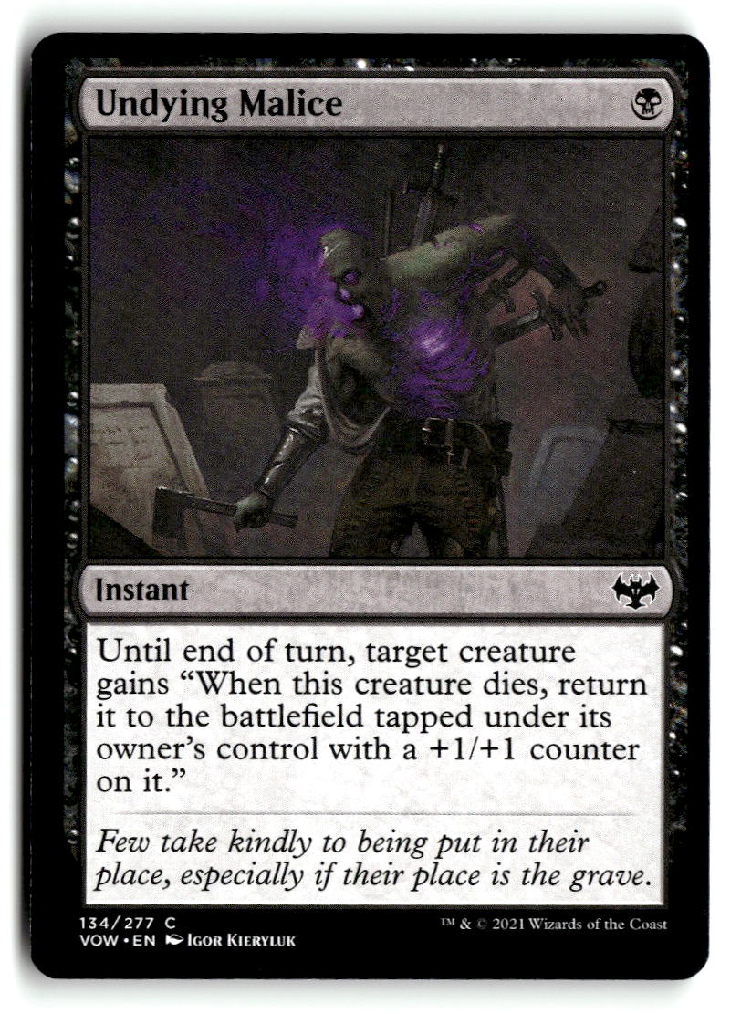 Undying Malice | Lightly Played / English / Normal