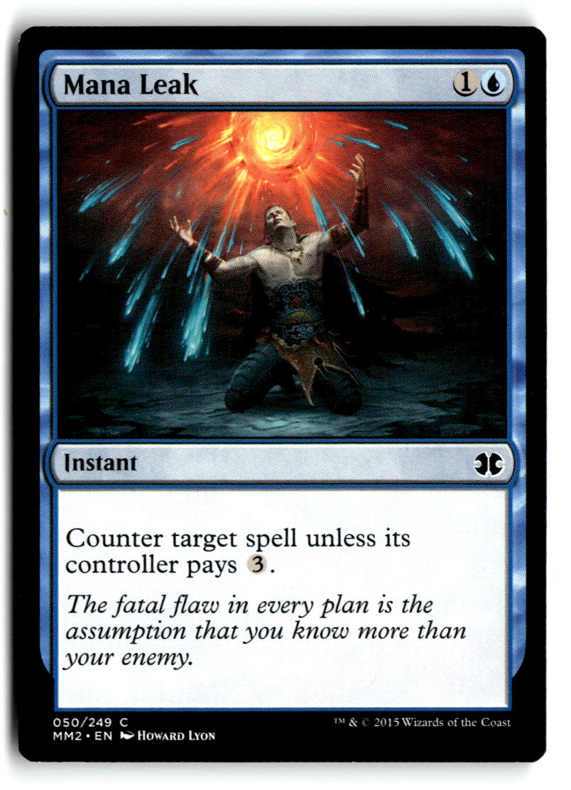 Mana Leak | Lightly Played / English / Normal