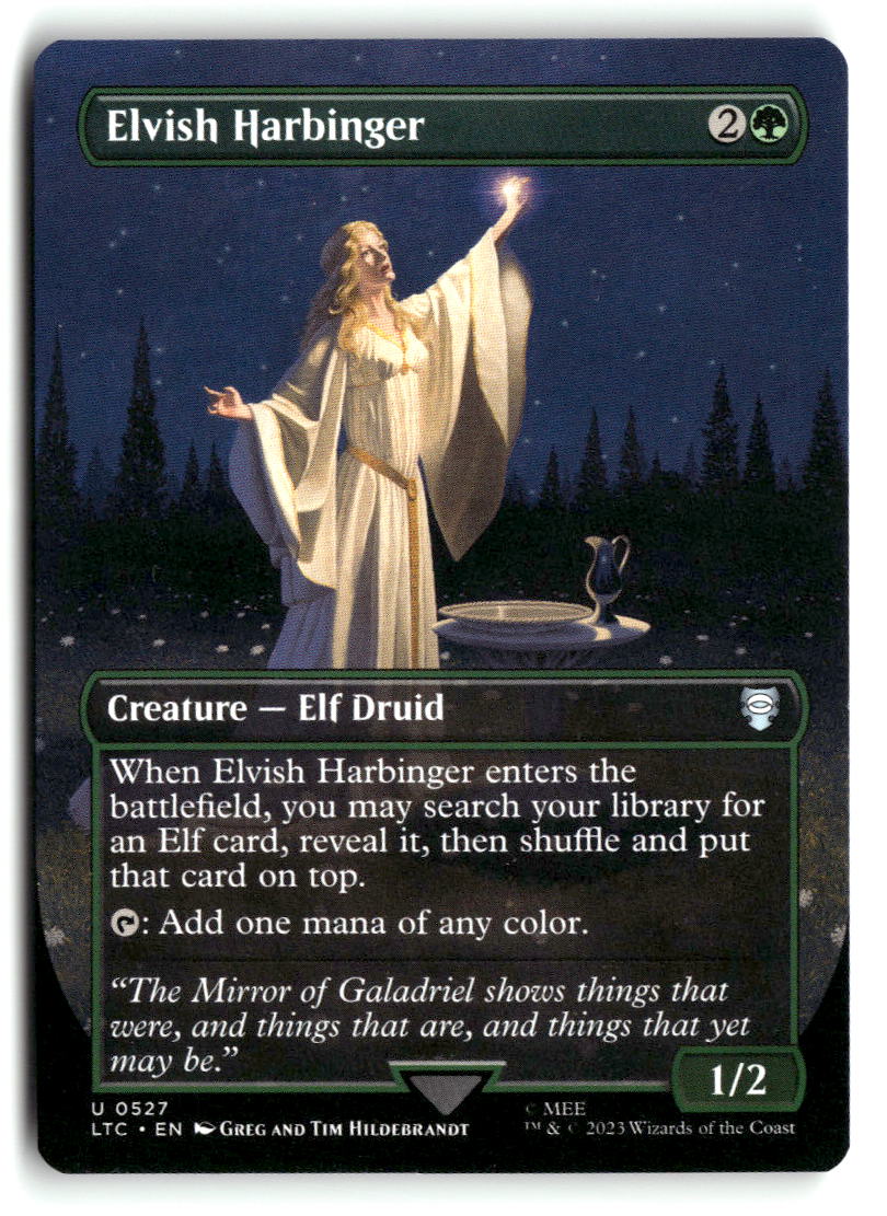 Elvish Harbinger (Borderless)