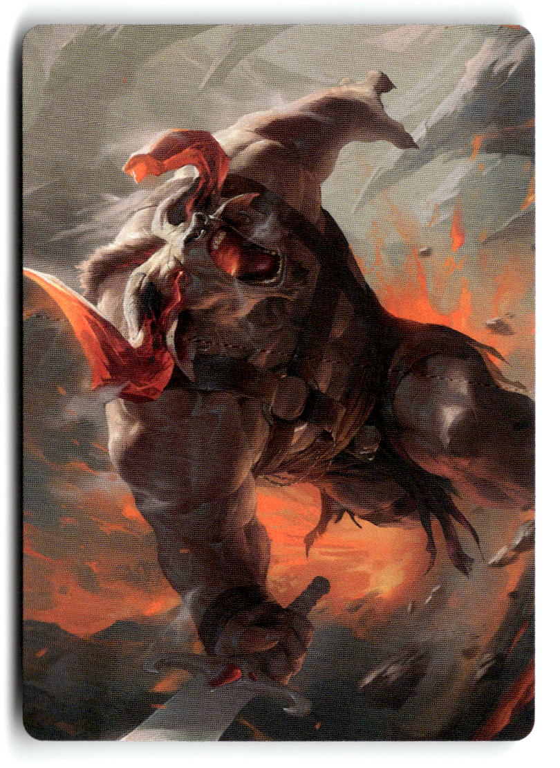 Furious Bellow Art Card
