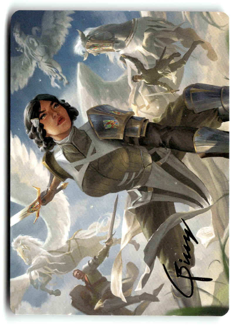 Resolute Reinforcements Art Card (Gold-Stamped Signature)