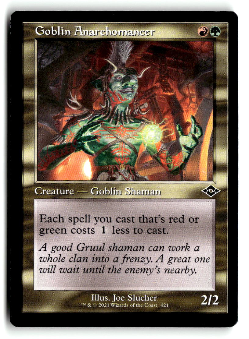 Goblin Anarchomancer (Retro Frame)